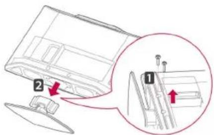 LG 32LV355A - Not using the Desk Type stand - 3