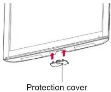 LG 32LV355A - Not using the Desk Type stand - 2