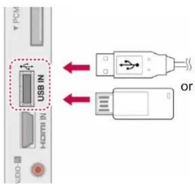 LG 32LV340A - Connecting to a USB - 1