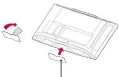 LG 32LV2540 - Not using the Desk Type stand - 4