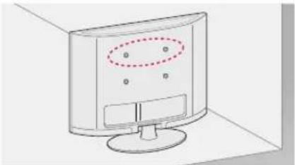 LG 32LP632H - Befestigen des TV-Gerätes an einer Wand - 1