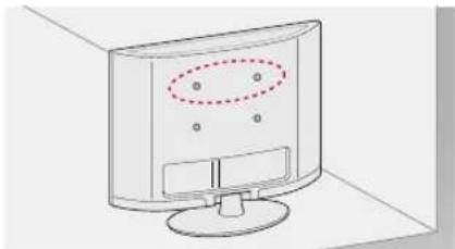 LG 32LP631H - Securing the TV to a wall - 1