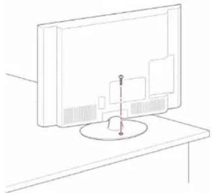 LG 32LP631H - Securing the TV to a table - 1