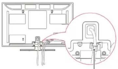LG 32LK550T - Sauberes Verlegen der Kabel - 1