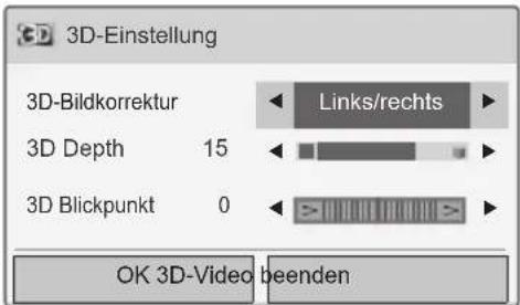 LG 32LK550A - Verwenden der 3D-Schnellmenüoption - 2