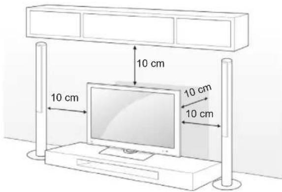 LG 32LK469C - Mounting on a table - 1
