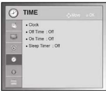 LG 32LK455 - TIME settings - 1