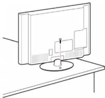 LG 32LK430A - Securing the TV to a table - 1