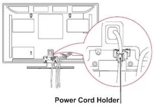 LG 32LK335C - Tidying cables - 1