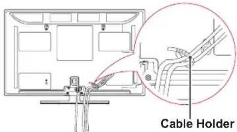 LG 32LK335C - Tidying cables - 2