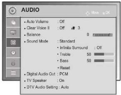 LG 32LK335C - AUDIO settings - 1