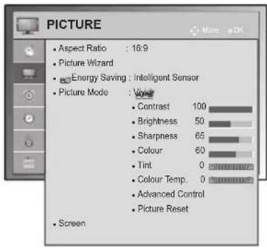 LG 32LK335C - PICTURE settings - 1