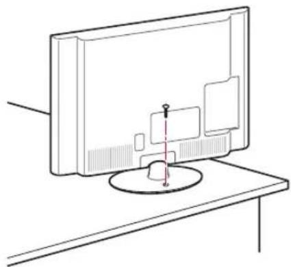 LG 32LK335C - Securing the TV to a table - 1