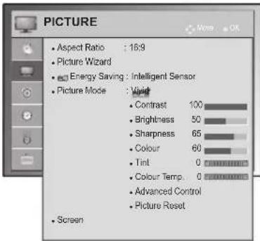 LG 32LK331 - PICTURE settings - 1