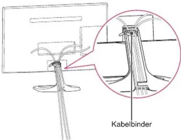 LG 27MT46 - Sauberes Verlegen der Kabel - 1