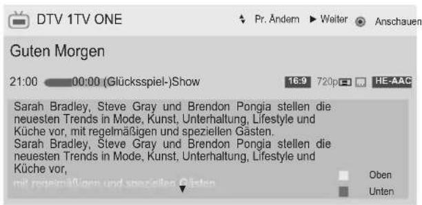 LG 26LV551U - EPG (Elektronischer Programmführer; im digitalen Modus) - 1