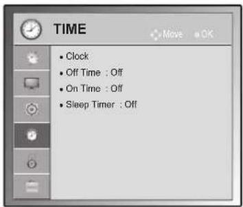 LG 26LV2540 - TIME settings - 1