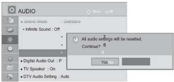 LG 26LK330A - AUDIO RESET - 2