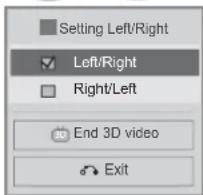 LG 26LK330A - Select Left/Right or Right/Left. - 1