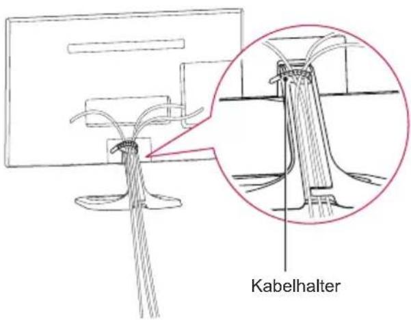 LG 24MT55 - Sauberes Verlegen der Kabel - 1