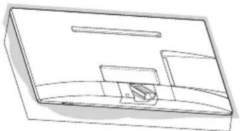 LG 24MT45 - Anbringen des Standfußes - 5