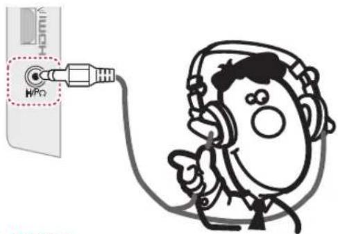 LG 22LK330A - Headphone connection - 1