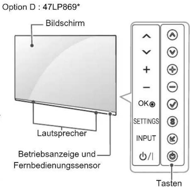 LG 39LP632H - Gehäuse und Bedienelemente - 4