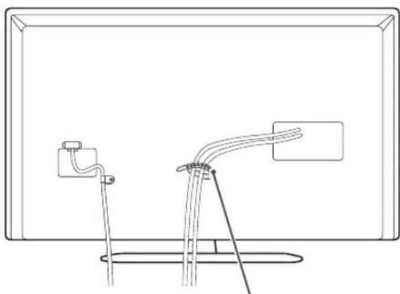 LG 39LP360H - Tidying cables - 2