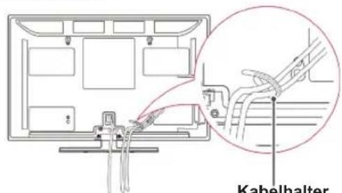 LG 37LV369C - Sauberes Verlegen der Kabel - 2
