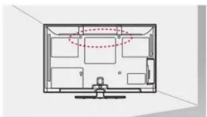 LG 42PW450T - Securing the TV to a wall - 1