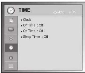 LG 42PW450A - TIME settings - 1