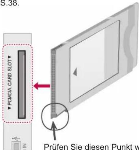 LG 42PT352N - Anschluss eines CI-Moduls - 1