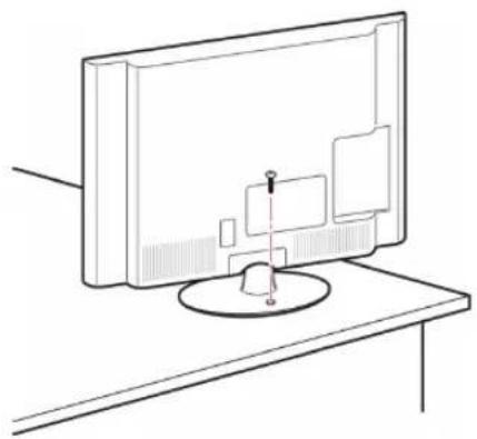 LG 42PT352N - Befestigen des TV-Geräts an einem Tisch - 1