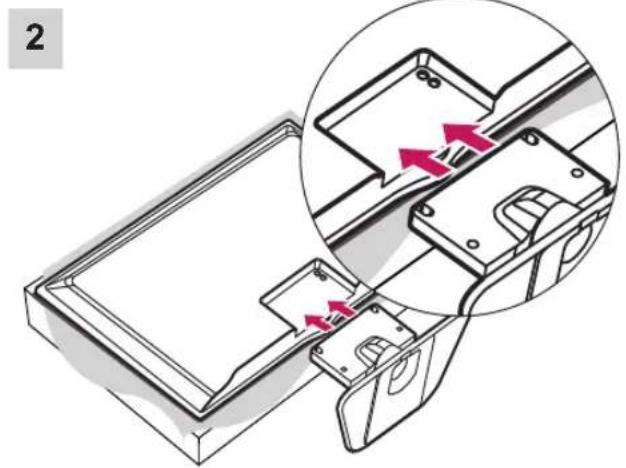 LG 42LP631H - Attaching the stand - 2
