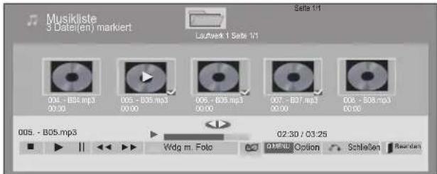LG 42LK550T - Wiedergabe von Musik - 3
