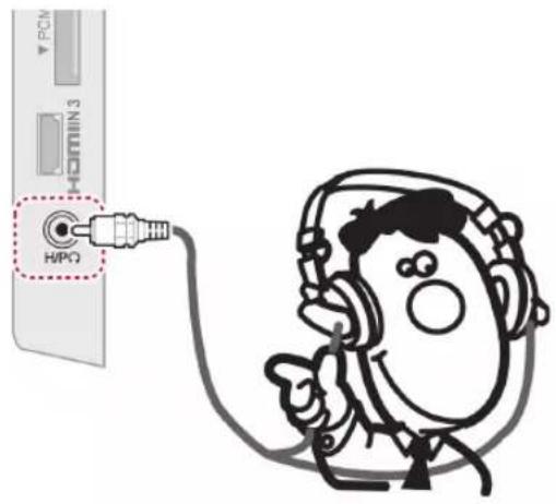 LG 42LK469C - Headphone connection - 1
