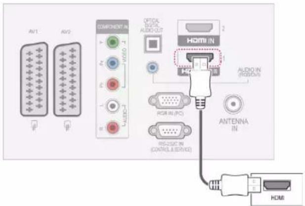 LG 42LK469C - HDMI connection - 1