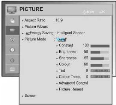 LG 42LK469C - PICTURE settings - 1
