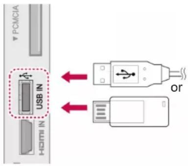 LG 42LK469C - Connecting USB storage devices - 1
