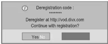 LG 42LK469C - Deactivating the DivX feature - 1