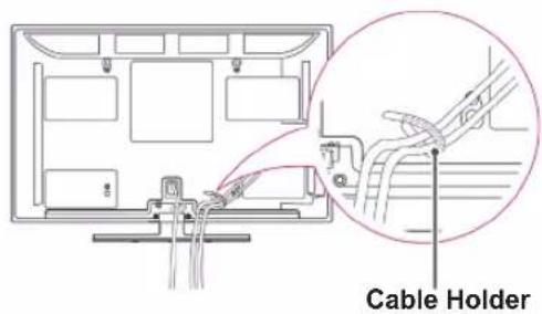 LG 42LK469C - Tidying cables - 2