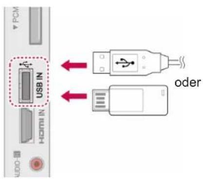LG 42LK530A - Anschluss eines USB-Geräts - 1