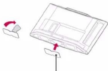 LG 42LK430A - Not using the Desk Type stand - 4