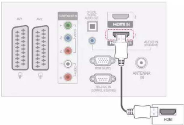 LG 42LK430A - HDMI connection - 1