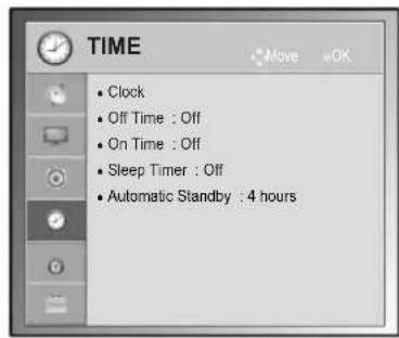 LG 42LK430A - TIME settings - 1