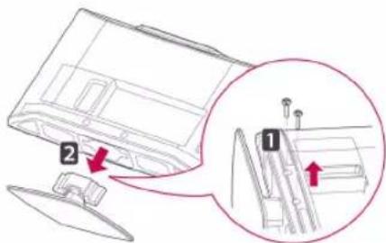 LG 42LK430A - Not using the Desk Type stand - 3