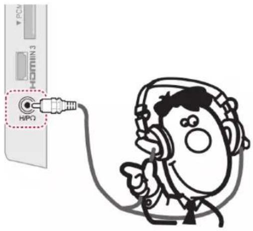 LG 42LK430A - Headphone connection - 1