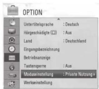 LG 42LE5700 - MODUSEINSTELLUNG - 1