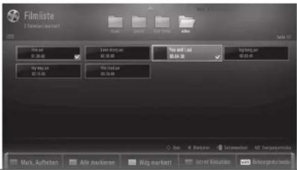 LG 42LE5700 - Filmauswahl - 2