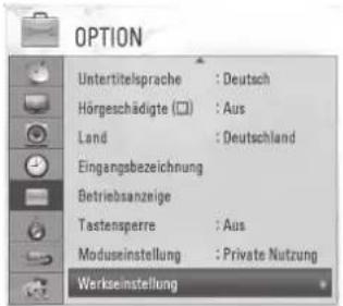 LG 42LE5700 - INITIALISIEREN (ZURÜCKSETZEN AUF WERKSEINSTELLUNGEN) - 1